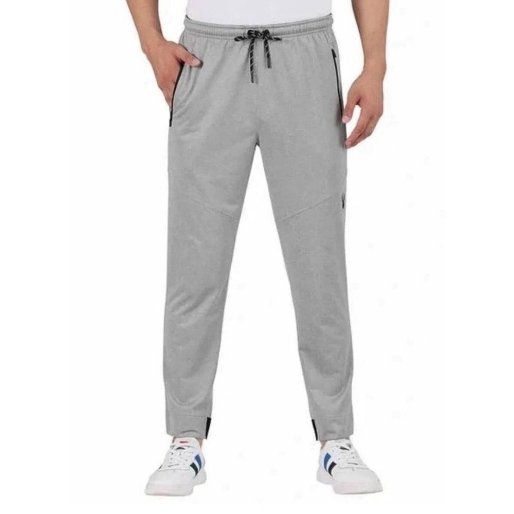 NEW Spyder Active Men's XL Gray Jogger Sweatpants Tapered Leg Reflective Logo